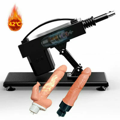 BlissRoom - Automatic Heating Swinging Vibrating Sex Machine with Dildo 14.6 Inch