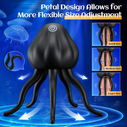 BlissRoom - Little Jellyfish Vibration Trainer Male Training Penis Masturbation Cup Products Adult Products sex toys masturbardor masculino