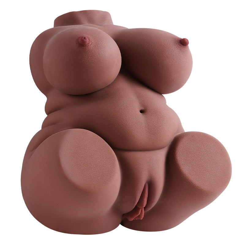 Small fat woman entity mold famous instrument vagina buttocks big butt half body buttocks mold adult male masturbator