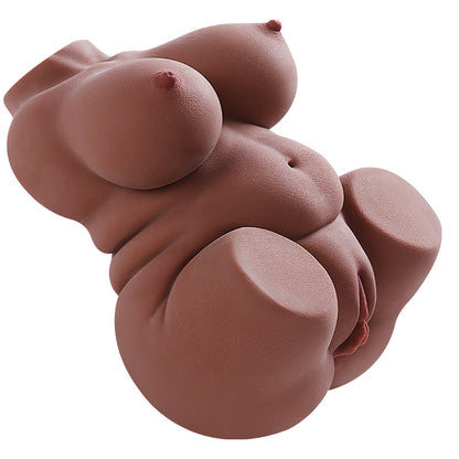 Small fat woman entity mold famous instrument vagina buttocks big butt half body buttocks mold adult male masturbator